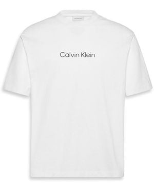 Calvin Klein Sslogo Crew T-Shirt - White