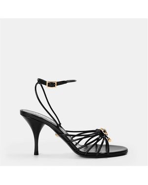 Versace Heeled Sandals - Black