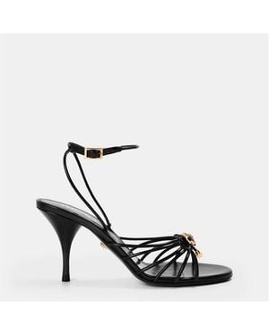 Versace Heeled Sandals - Black
