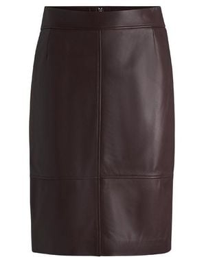 BOSS Selrita5 Pencil Skirt - Brown
