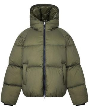 Cole Buxton Short Puffer Jacket - Green