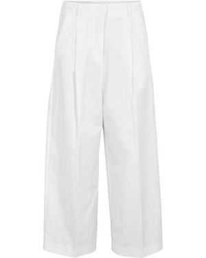 Weekend by Maxmara Bellico Wide Leg Trousers - White