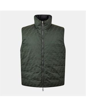 Fendi Reversible Gilet - Black