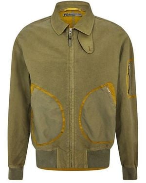 Massimo Osti Studio Trama Harrington Jacket - Green