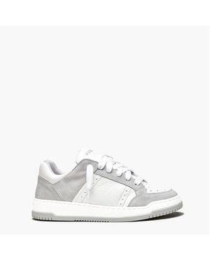 NUMERIS Textile Low-Top Trainers - White