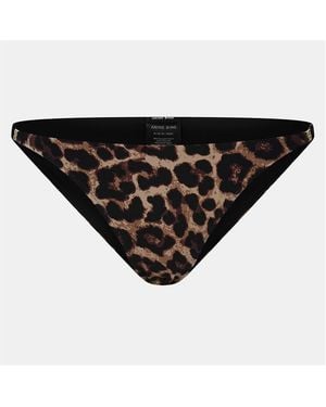 Anine Bing Bellamy Tanga Bikini Bottoms - Black