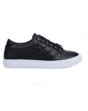 Dune Ellenar Quilted Trainers - Blue