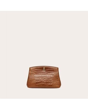Liffner Pushlock Pouch - Brown