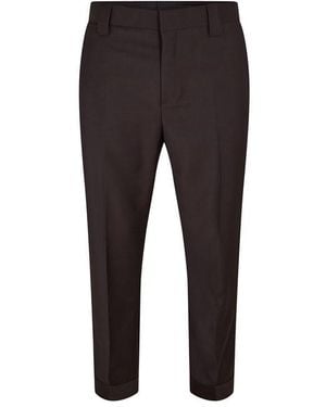 Versace Cuffed Trousers - Grey