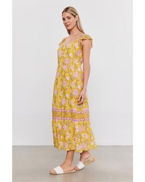 Velvet By Graham & Spencer Velvet Dress - Metallic