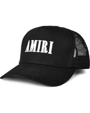 Amiri Logo Trucker Cap - Black