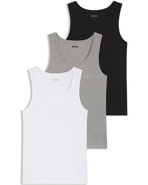 BOSS Tanktop3P Ribclassic 10271762 - Multicolour