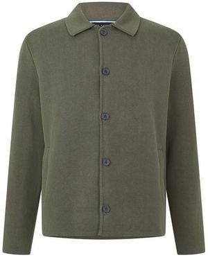 Ted Baker Knitted Quilted Hybrid Jacket - Brown