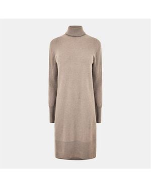 JOSEPH Long Cashmere Maxi Dress - Brown