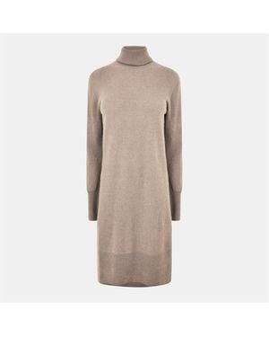 JOSEPH Long Cashmere Maxi Dress - Brown