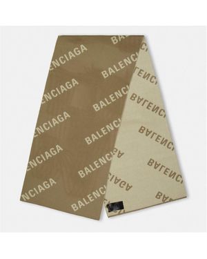 Balenciaga Bal Scarf - Natural