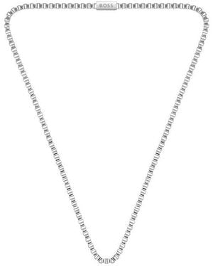 BOSS Box Chain Necklace - Metallic