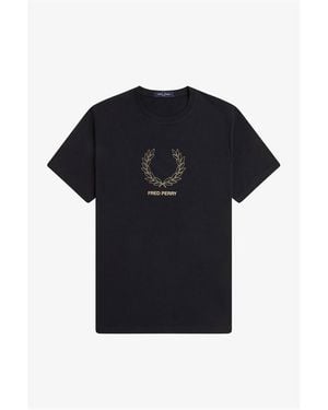 Fred Perry Mid Logo T-Shirt - Black