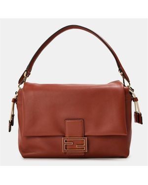 Fendi Medium Mamma Baguette - Red