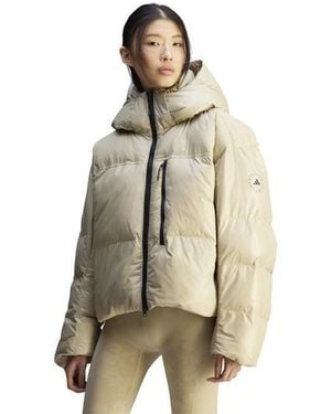 adidas By Stella McCartney Truenature Short Padded Winter Jacket - Natural