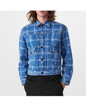 Vivienne Westwood Marlene Cotton Long Sleeve Denim Jacket - Blue
