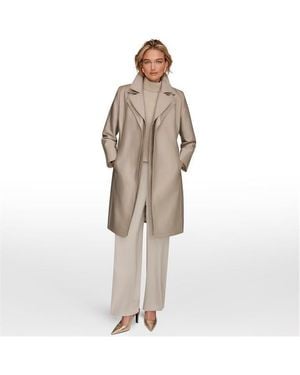 Donna Karan Trench Coat - Natural
