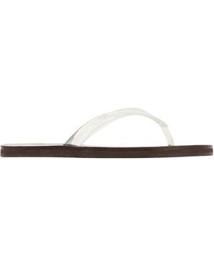 Ancient Greek Sandals Saionara Jelly Flip Flops - White