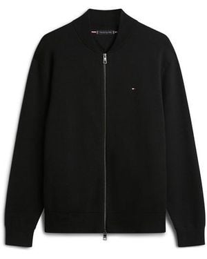 Tommy Hilfiger Baseball Crew Neck Jumper - Black