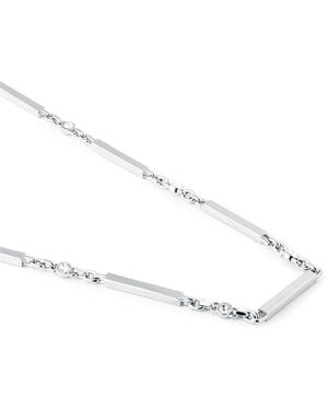 Saint Laurent Saint Tube Necklace Sn42 - White