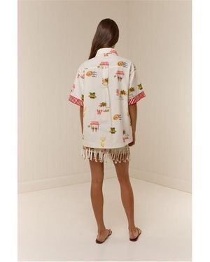 Palm Noosa Palm No Alto Shirt Ld61 - Natural