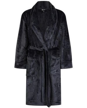 Ted Baker Verity Long Sleeve Shawl Neck Robe - Black