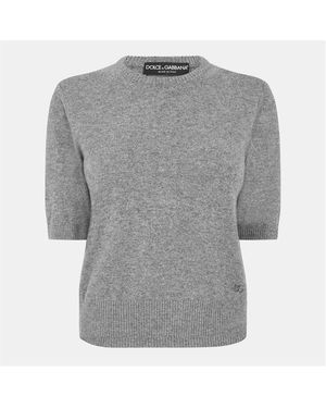 Dolce & Gabbana Crew Neck Jumper - Grey