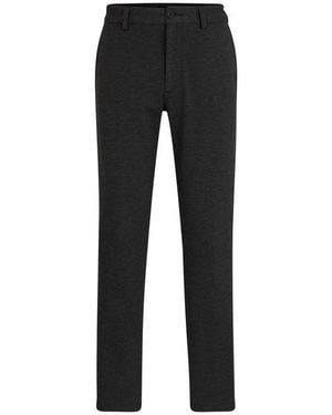 BOSS P-Kaiton Slim Fit Trousers - Black
