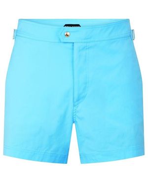 Tom Ford Poplin Swim Shorts - Blue