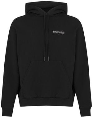 Marcelo Burlon Tempera Cross Over Hoodie - Black