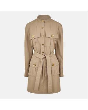 Givenchy Military Dress - Natural