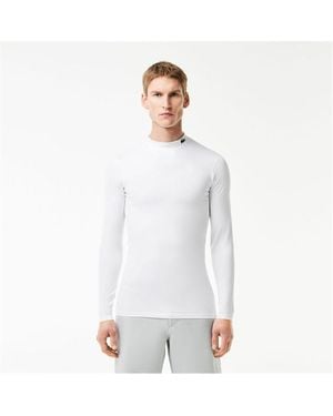 Lacoste Ultra Dry Long Sleeved Sport T-Shirt - White