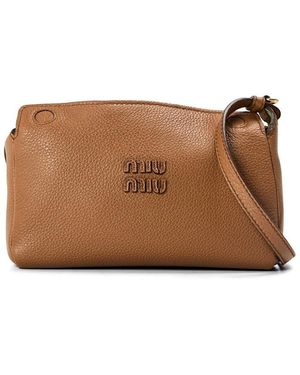 Miu Miu Mini Crossbody Bag - Brown