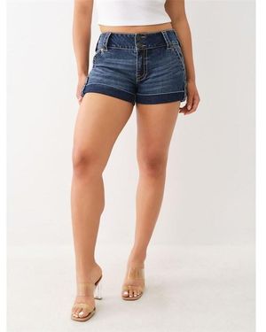 True Religion Sammy Big T Shorts - Blue