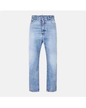 DSquared² Dsq London Straight Leg Jeans - Blue