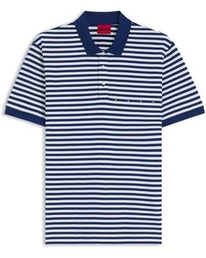 HUGO Short Sleeve Polo Shirt - Blue