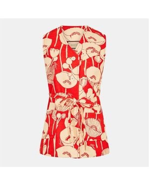 Gucci Silk Structured Waistcoat
