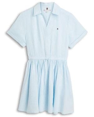 Tommy Hilfiger A Line Dress - Blue