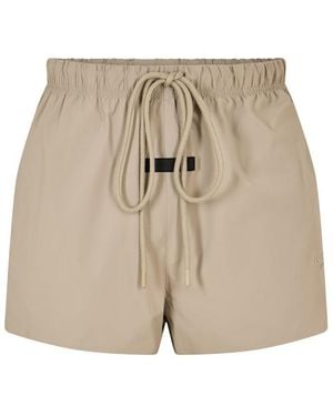 Fear Of God Fleece Jogger Shorts - Natural