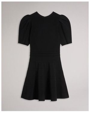Ted Baker Knitted Jumper Dress - Black