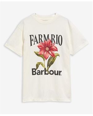 BARBOUR X FARM RIO T-Shirt - White