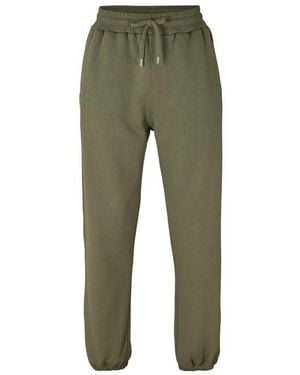Mallet Closed Hem Fleece Joggers - Green