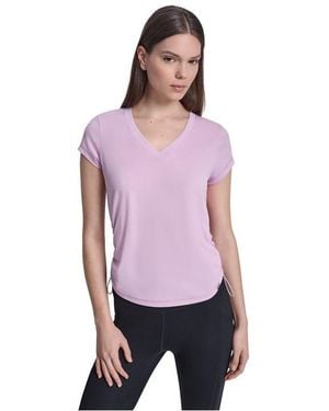 DKNY Ss Tech R Tee Ld62 - Purple