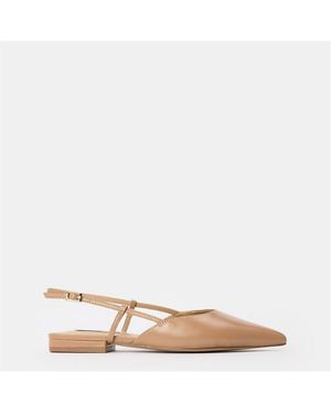 Steve Madden Spencer Flat Sandals - Natural