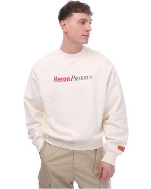 Heron Preston Multi Heron Censored Crewneck Sweatshirt - White